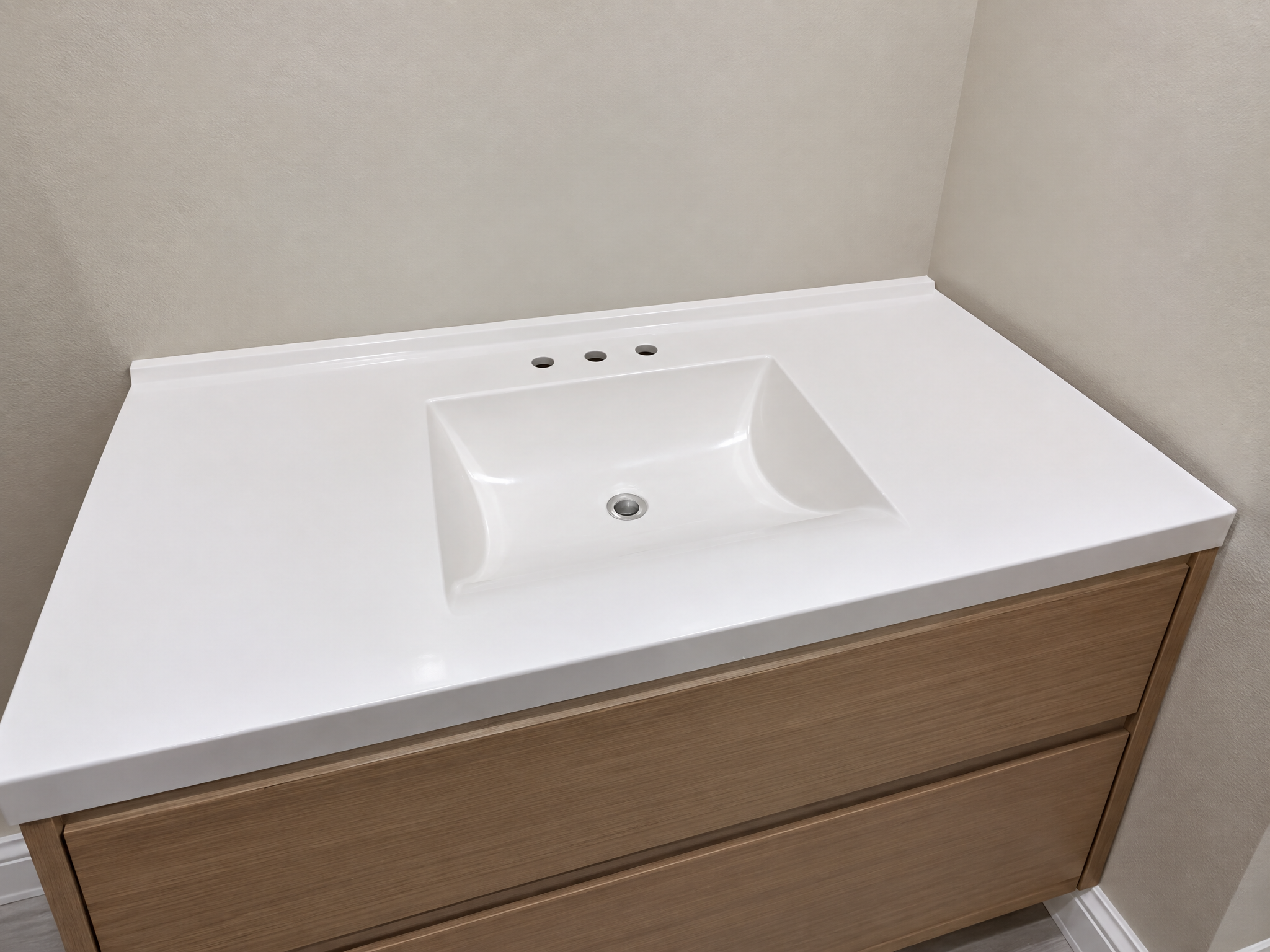 Bathroom Sink & Vanity Refinishing — after