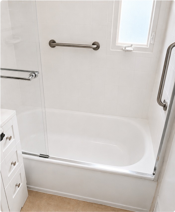 Tub & Tile Reglazing — after