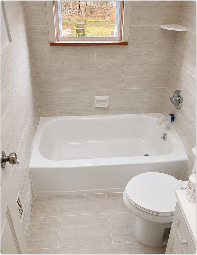 Bathtub Reglazing — after